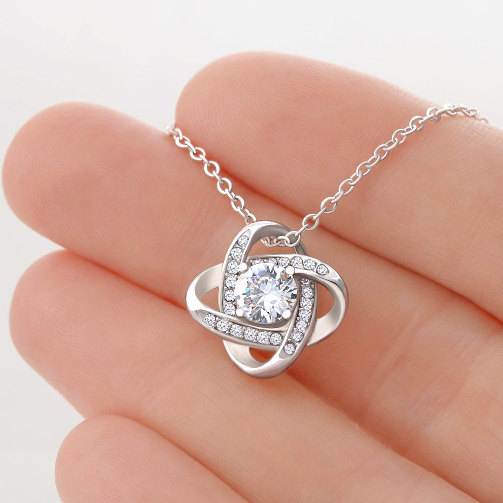 To My Beautiful Daughter-  I Will Always Love You- 14k White Gold Finish - Glitter By Kate Wild