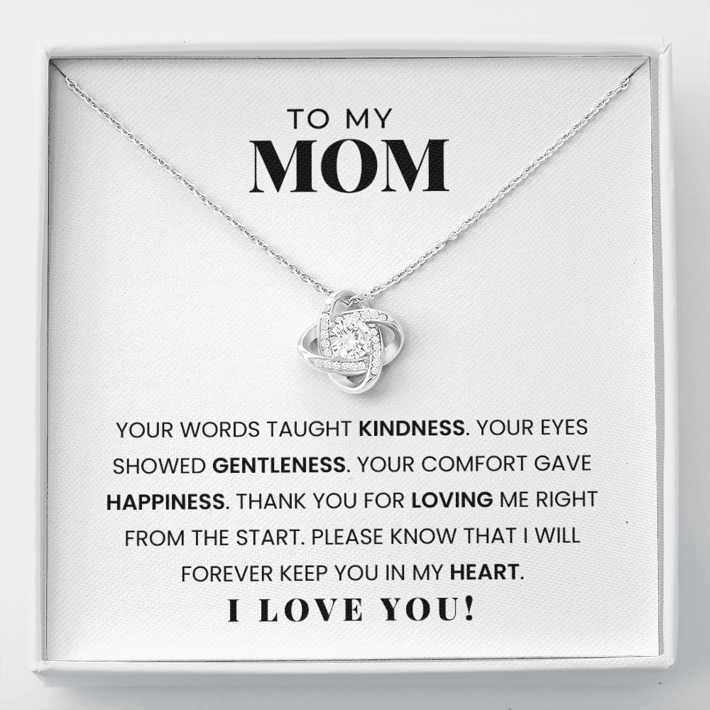 To My Mom | Thank You For Loving Me | Necklace