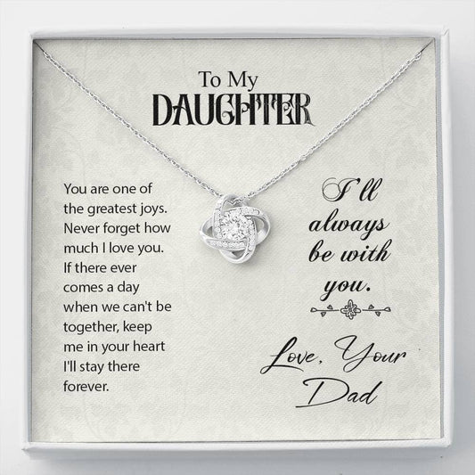 To My Daughter | I'll Always Be With You | Necklace
