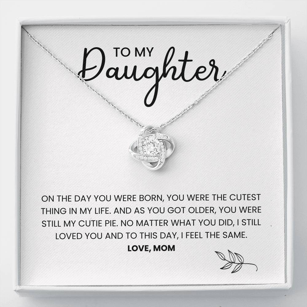 To My Daughter | No Matter What, I Love You | Necklace
