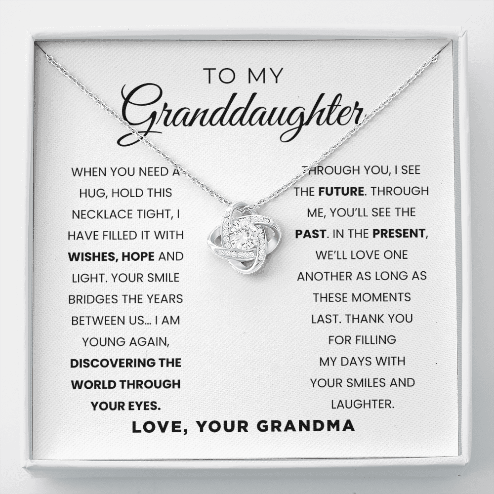 To My Granddaughter | Thank You For Filling My Days | Necklace