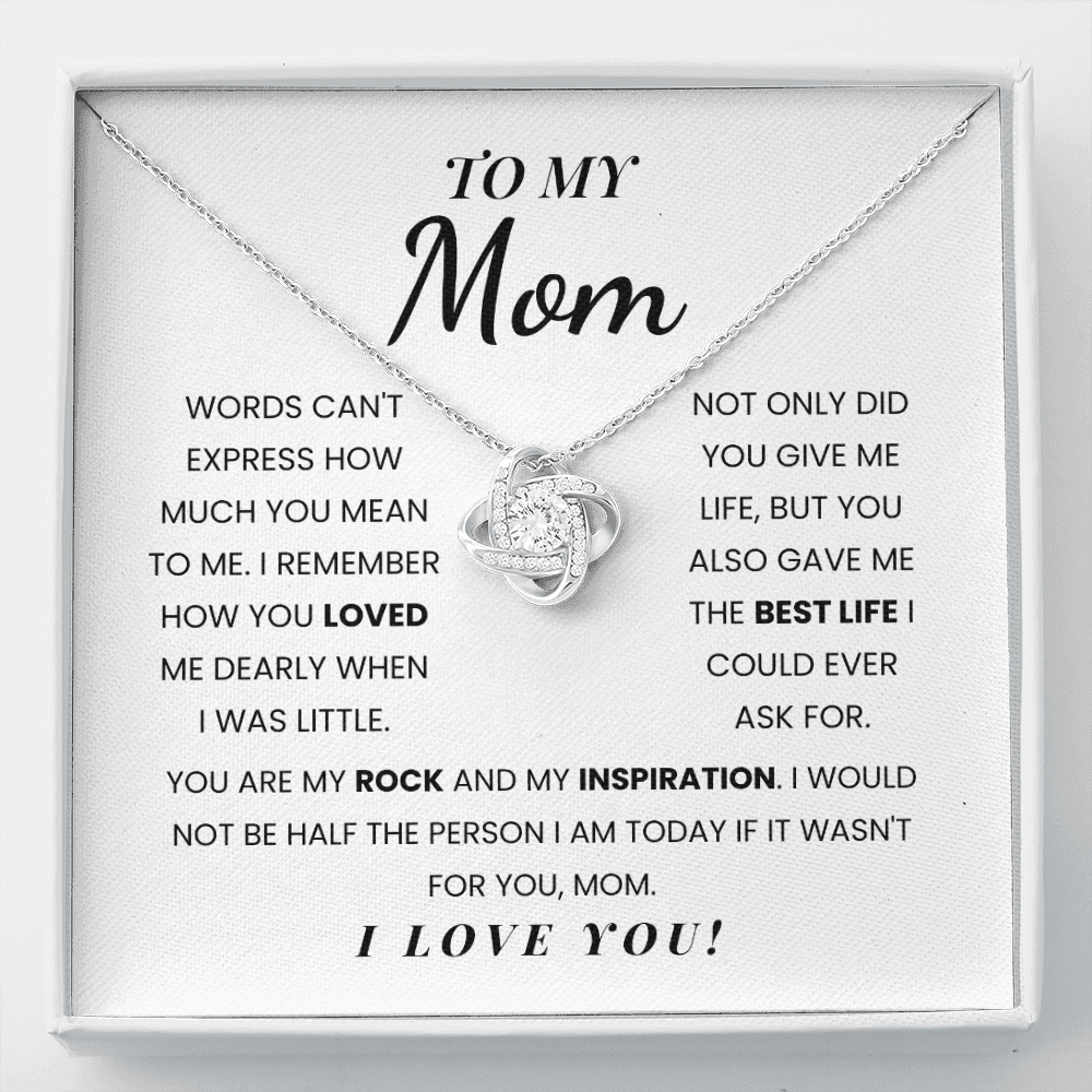 To My Mom | You Mean So Much To Me | Necklace