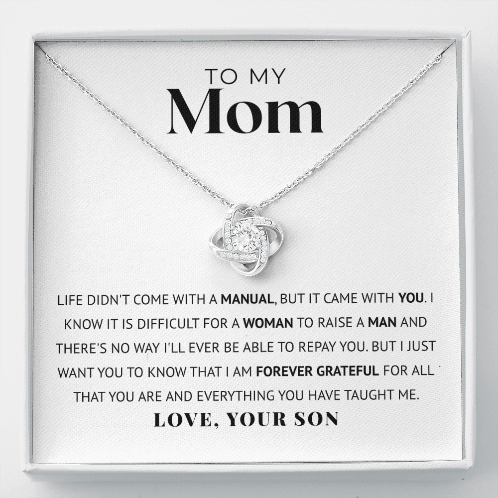 To My Mom | I Am Forever Grateful | Necklace