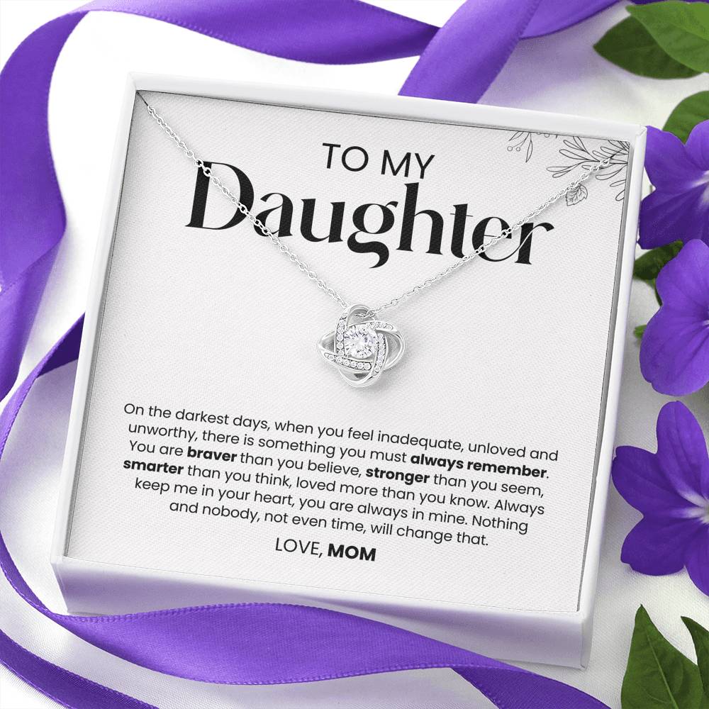 To My Daughter | You Are Loved More Than You Know | Necklace