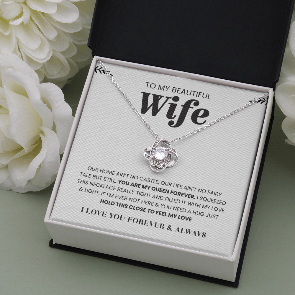 To My Beautiful Wife | You Are My Queen | Necklace