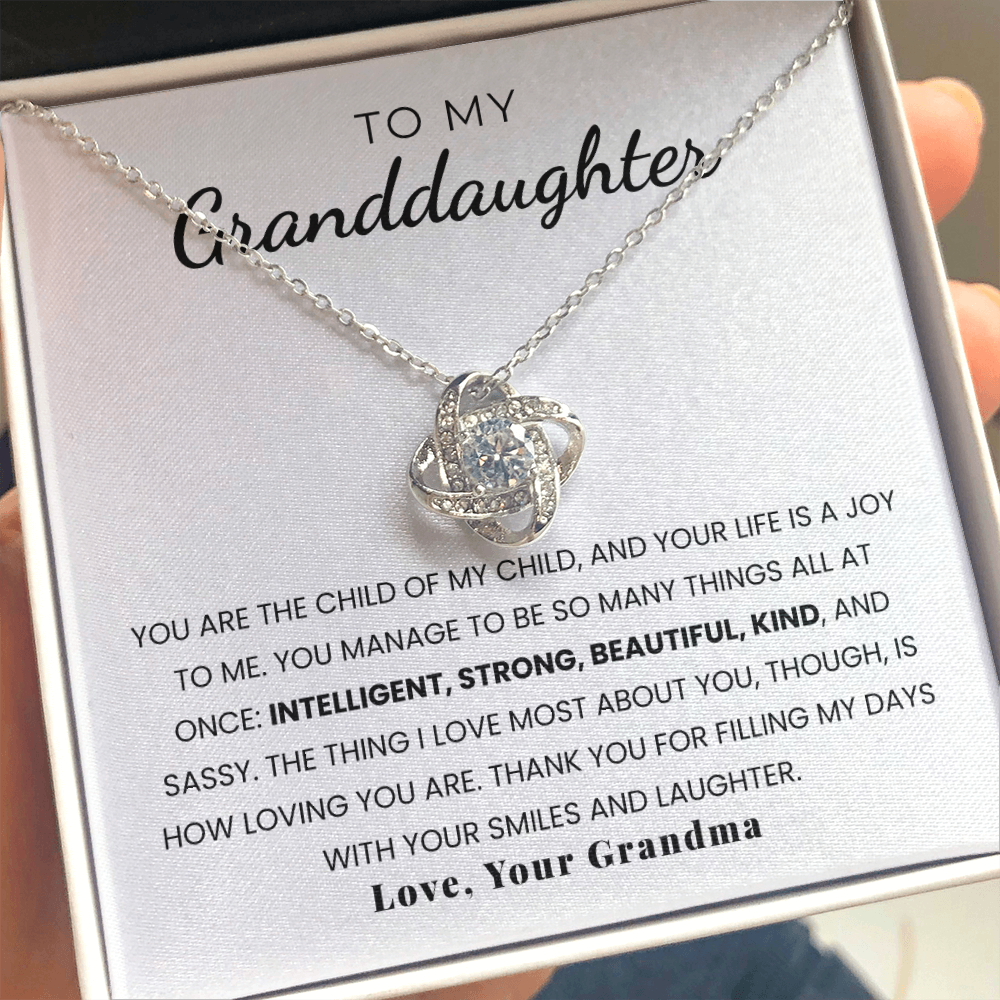 To My Granddaughter | Your Life Is A Joy To Me | Necklace