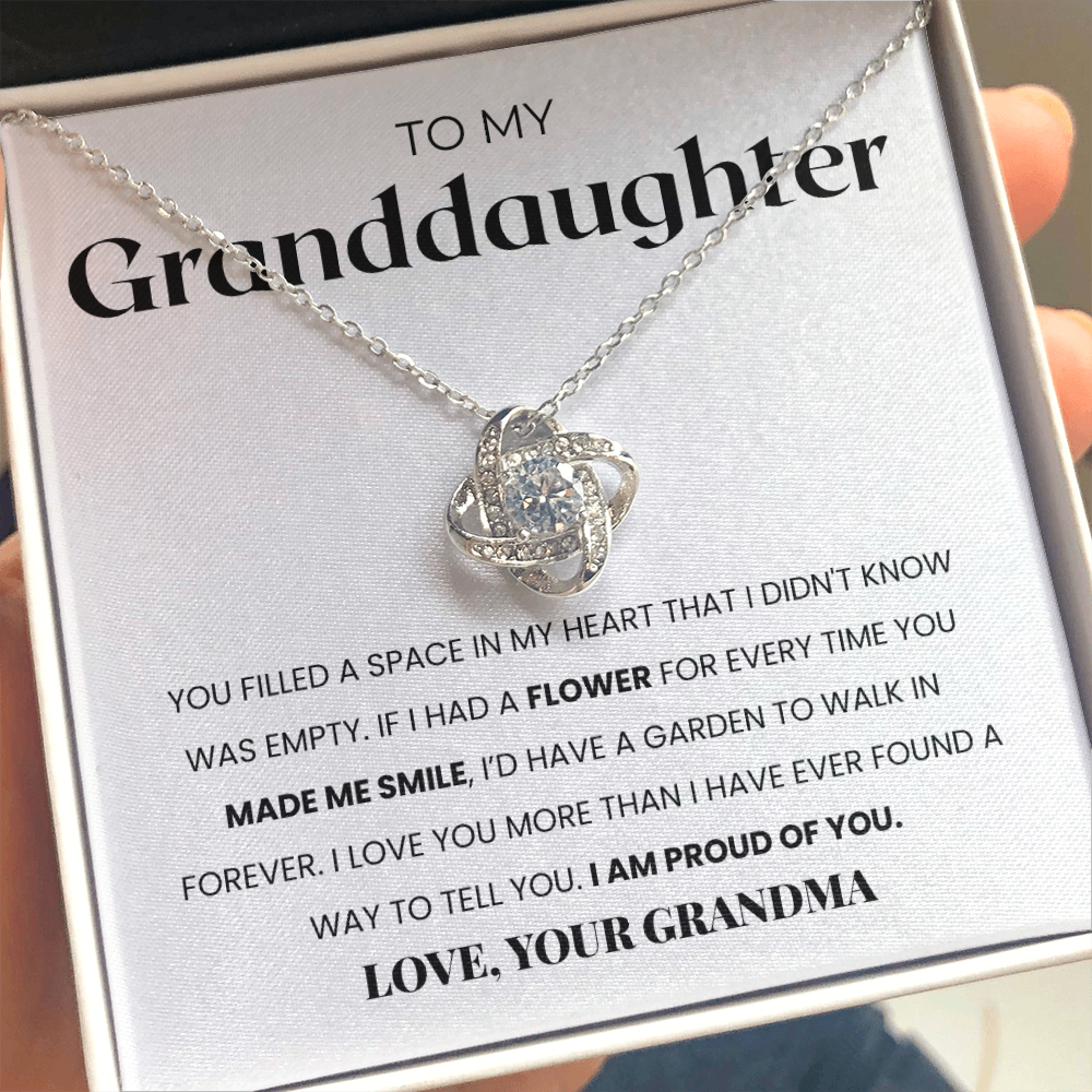 To My Granddaughter | I Love You | Necklace