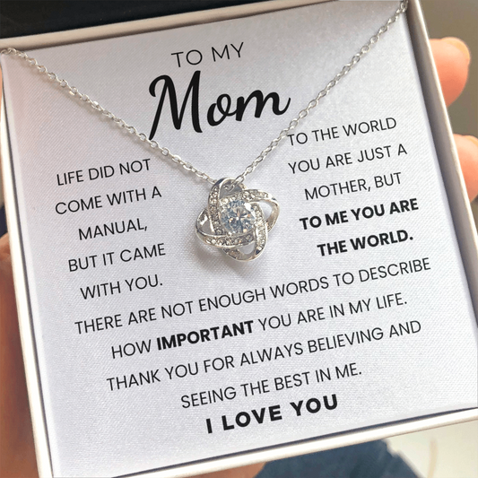To My Mom | Thank You For Seeing The Best In Me | Necklace