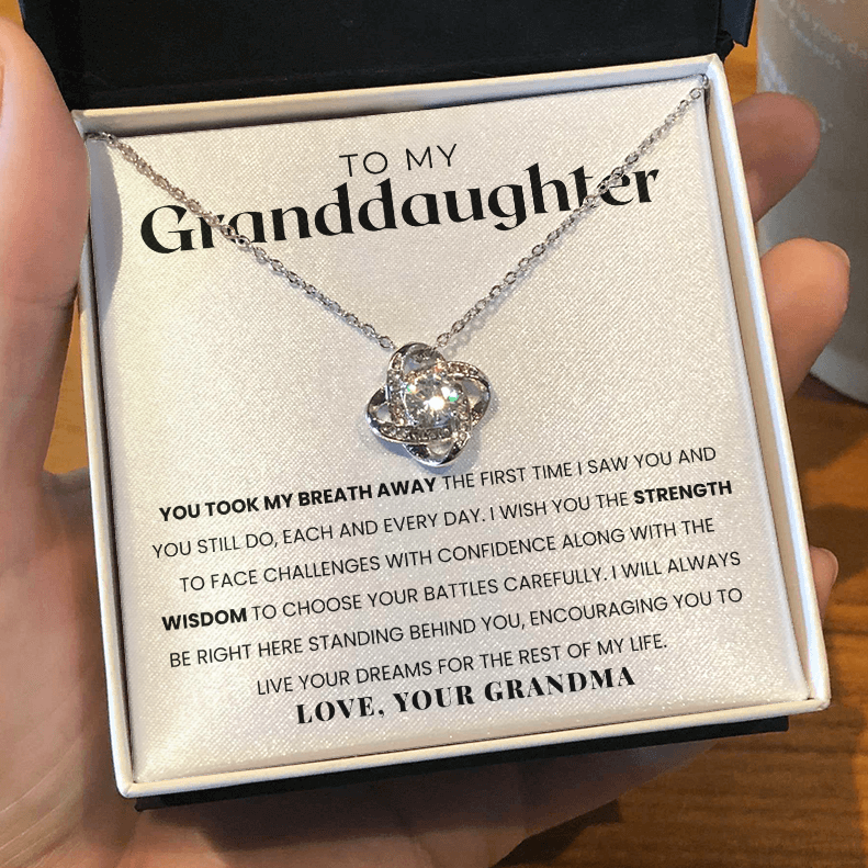 To My Granddaughter | I'll Always Be Right Here | Necklace