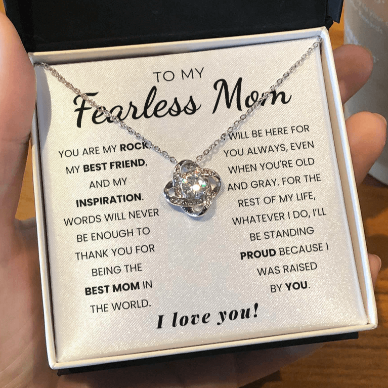 To My Fearless Mom | I'll Always Be Here You | Necklace