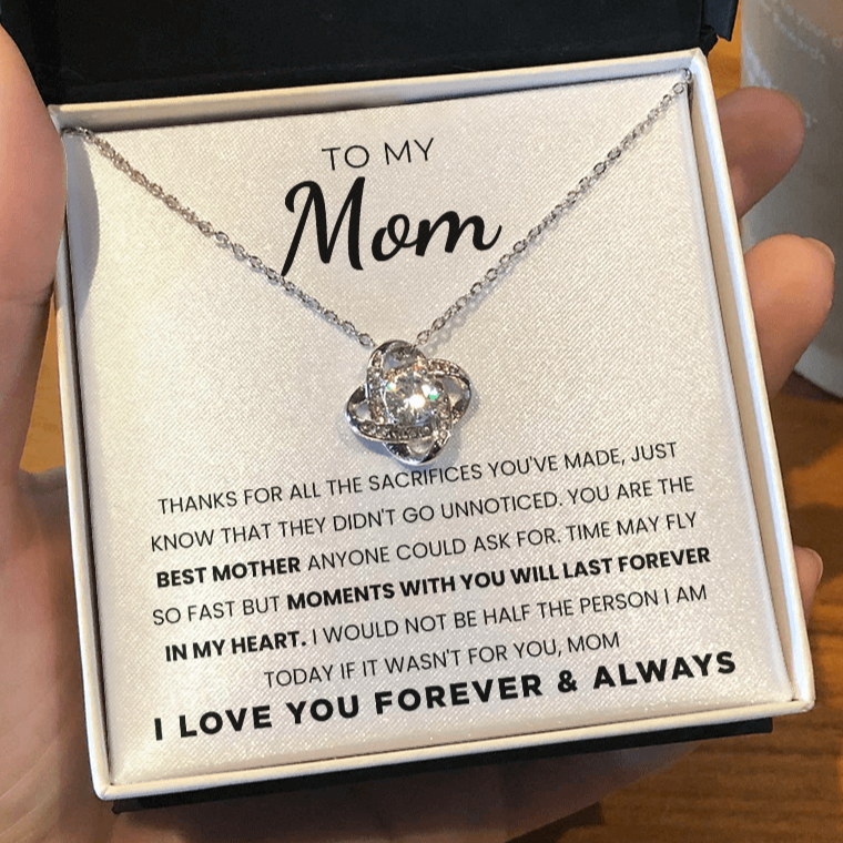 To My Mom | Thanks For All The Sacrifices | Necklace