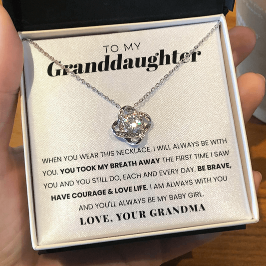 To My Granddaughter | You'll Always Be My Baby Girl | Necklace
