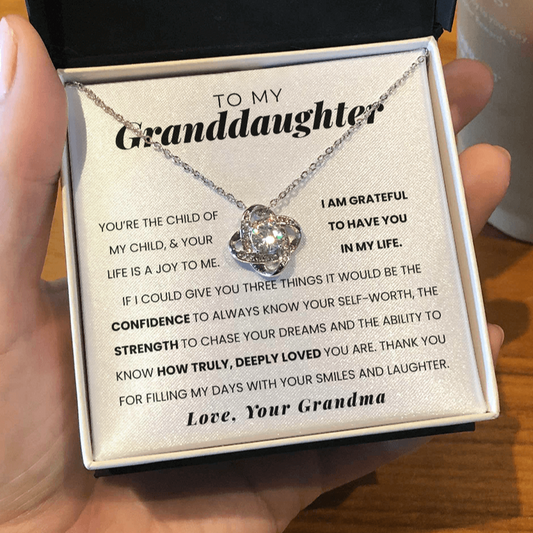 To My Granddaughter | I Am Grateful To Have You | Necklace