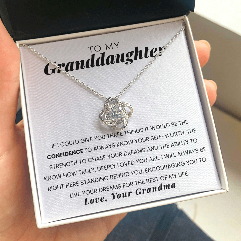 To My Granddaughter | Live Your Dreams | Necklace