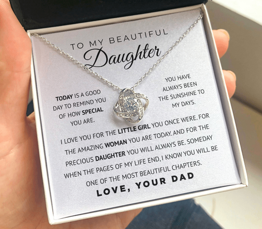 To My Beautiful Daughter | You Are An Amazing Woman | Necklace