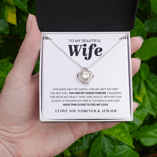 To My Beautiful Wife | You Are My Queen | Necklace