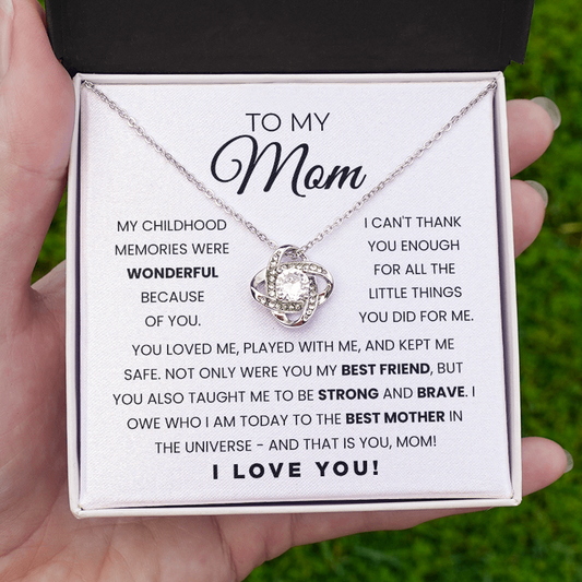 To My Mom | You Are The Best | Necklace