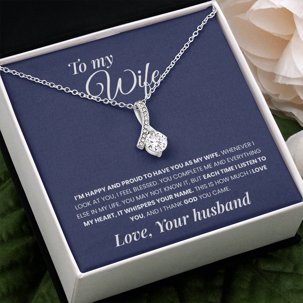 To My Wife | I Thank God You Came | Necklace