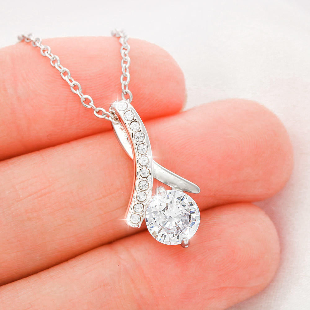 To My Amazing Bonus Daughter | I Will Never Leave You | Necklace