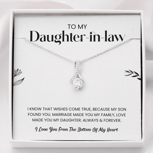 To My Daughter-in-Law | Love Made You My Daughter | Necklace