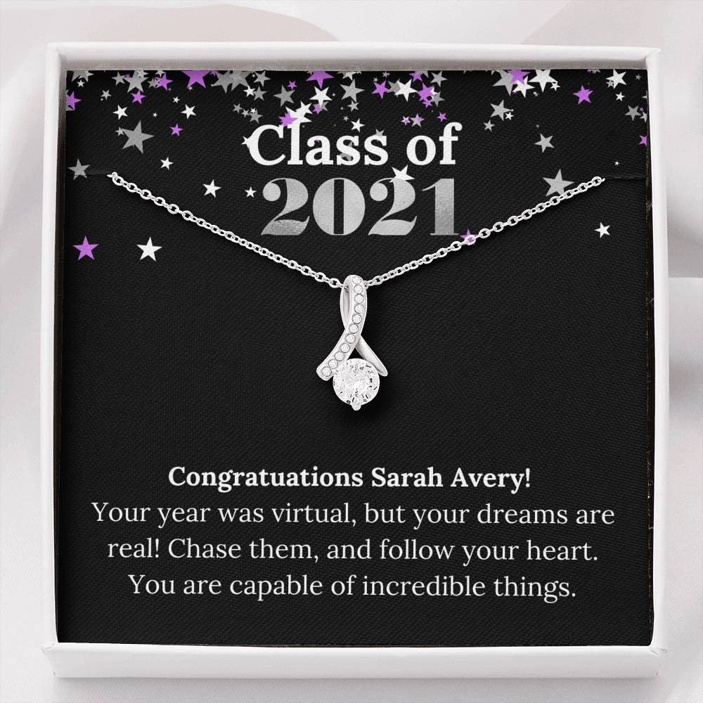 Personalized Class of 2021 Necklace - ADD YOUR OWN NAME