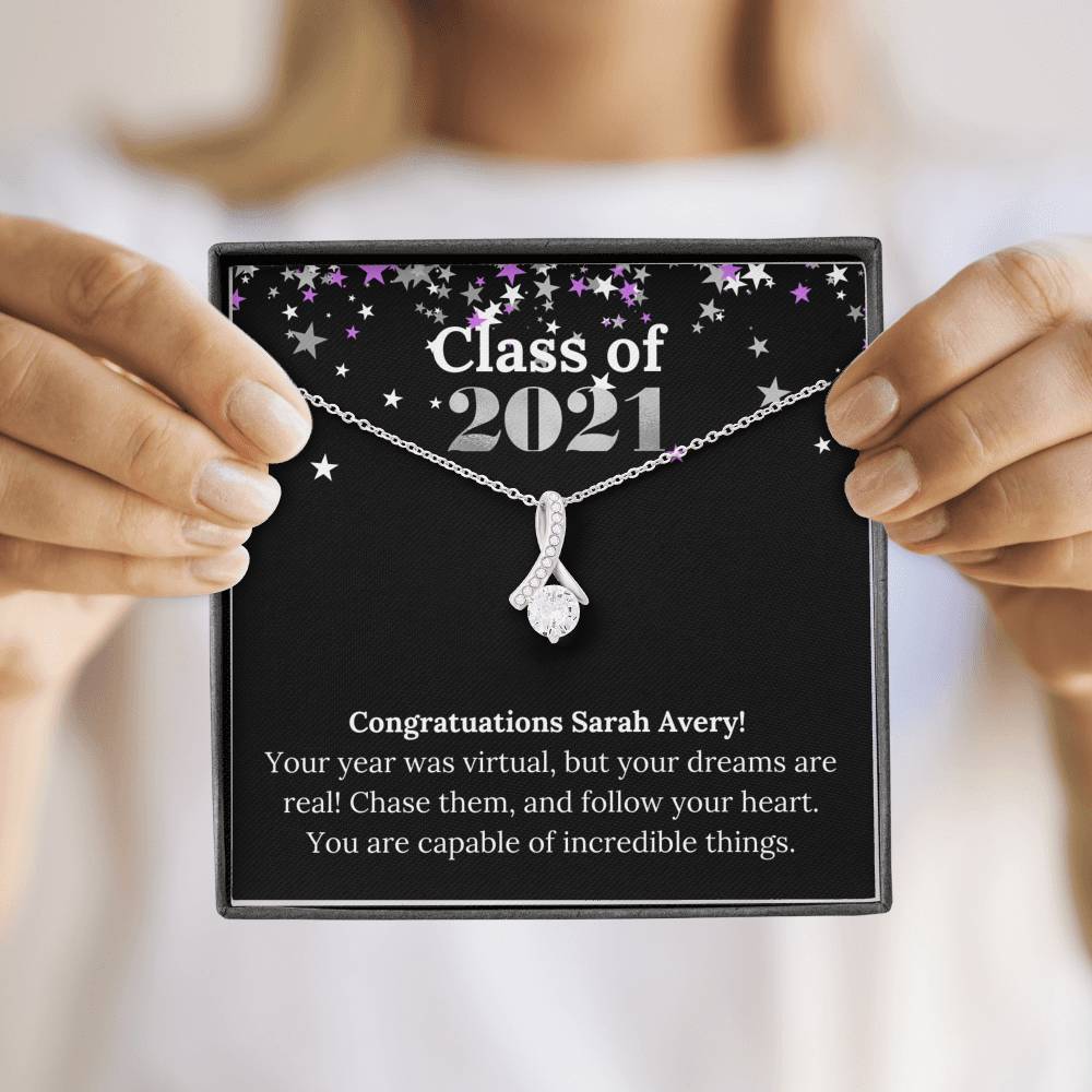 Personalized Class of 2021 Necklace - ADD YOUR OWN NAME