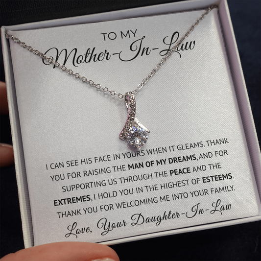 To My Mother-In-Law | Thank You For Welcoming Me | Necklace