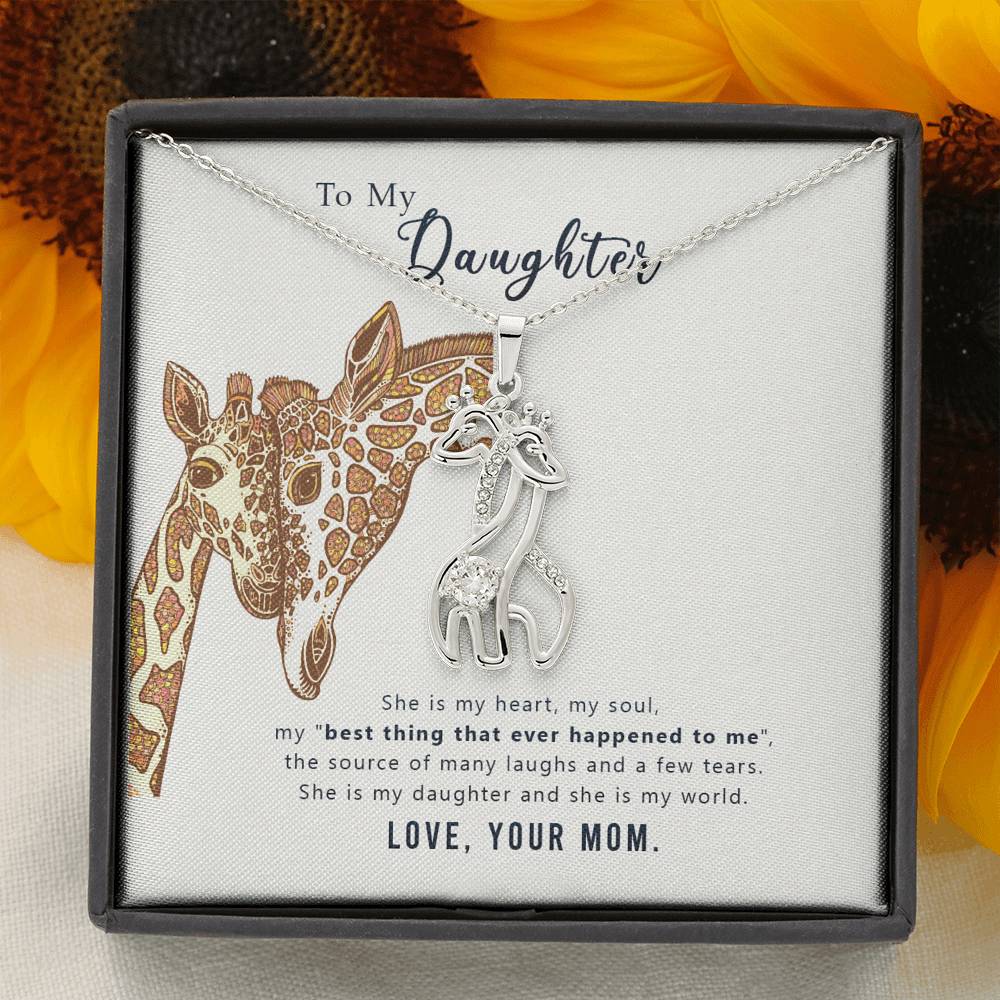 To My Daughter | You Are My World | Necklace