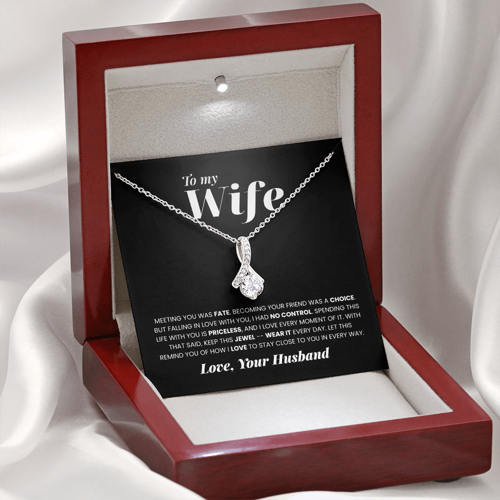 To My Wife | Meeting You Was Fate | Necklace