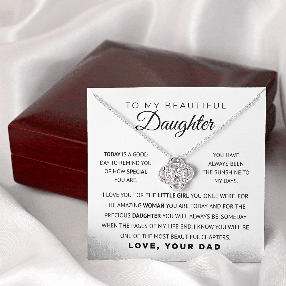 To My Beautiful Daughter | You Are An Amazing Woman | Necklace