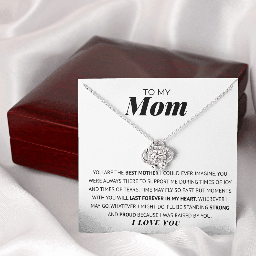 To My Mom | I'm Proud To Be Raised By You | Necklace