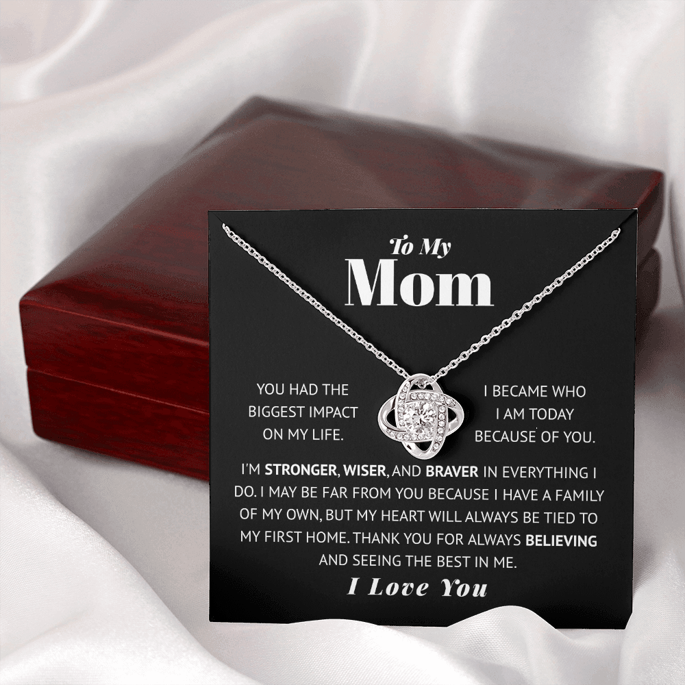To My Mom | Thank You For Seeing The Best In Me | Necklace