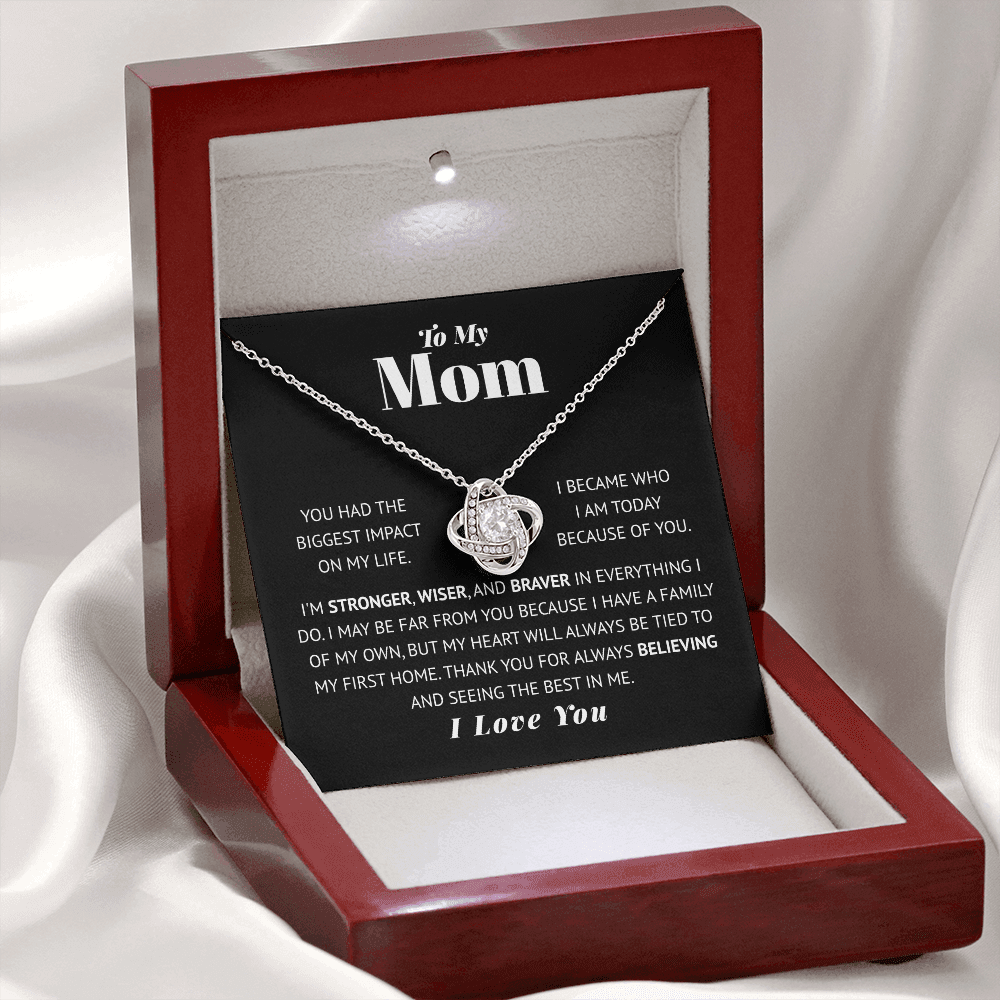 To My Mom | Thank You For Seeing The Best In Me | Necklace