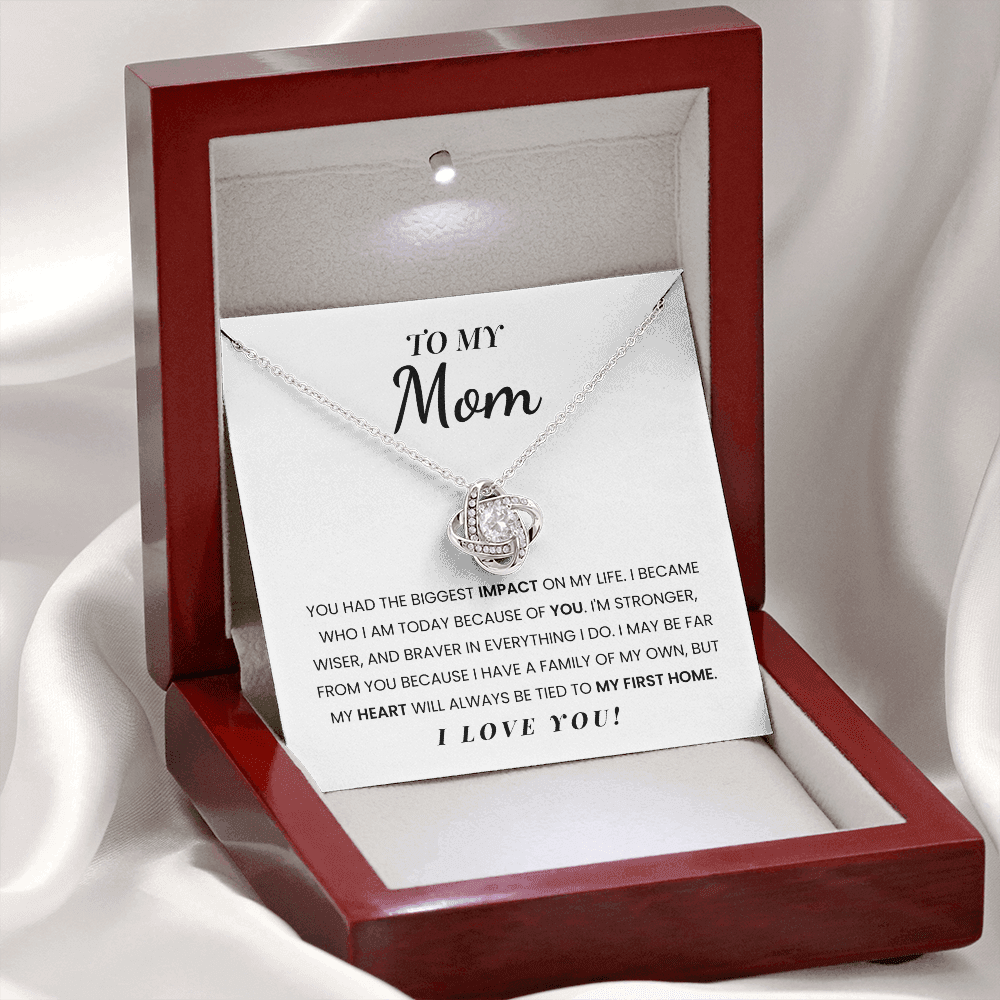 To My Mom | You Had The Biggest Impact To Me | Necklace