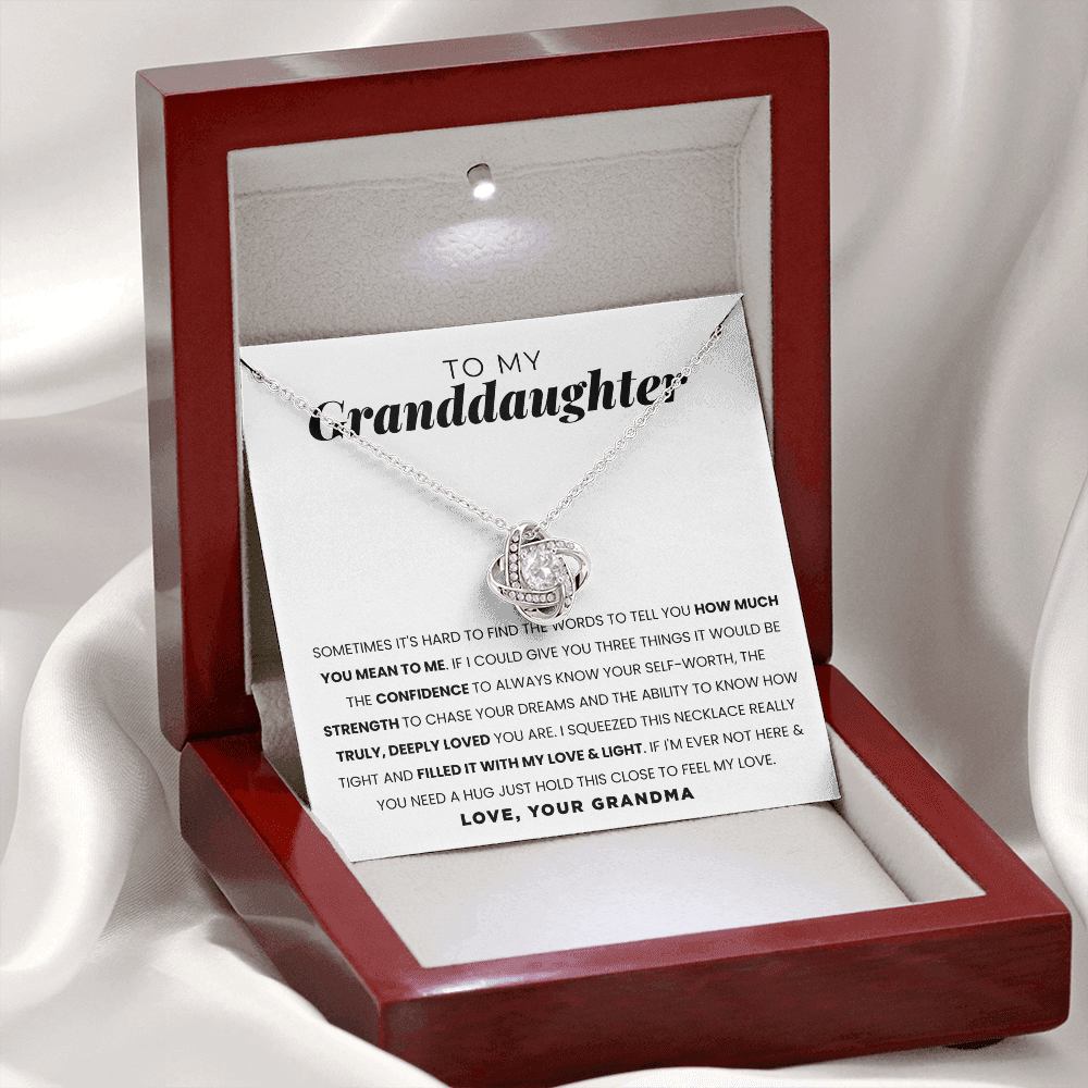 To My Granddaughter | You Mean So Much To Me | Necklace