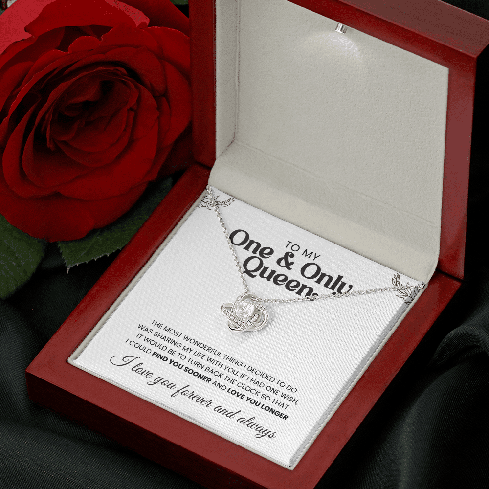To My One & Only Queen | I Love You | Necklace