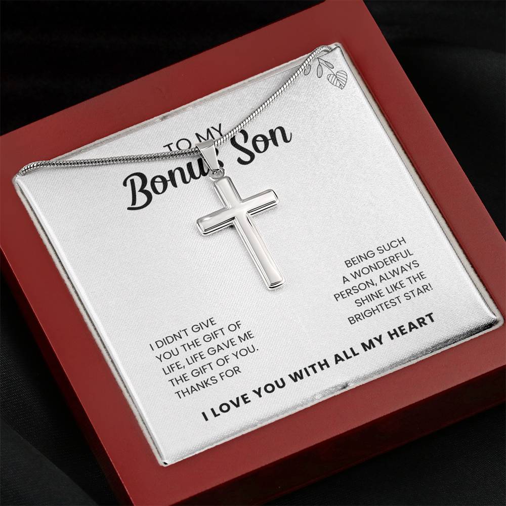 To My Bonus Son | Shine Like the Brightest Star | Necklace