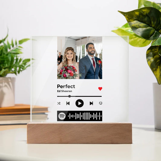 Personalized Shopify Acrylic Music Plaque